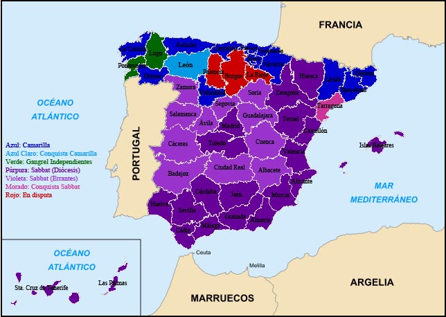 División territorial de España (por provincias)